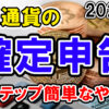 【動画あり】仮想通貨の確定申告のやり方【税金】【計算】【暗号資産】【タイミング】【シミュレーション】【超初心者向け】