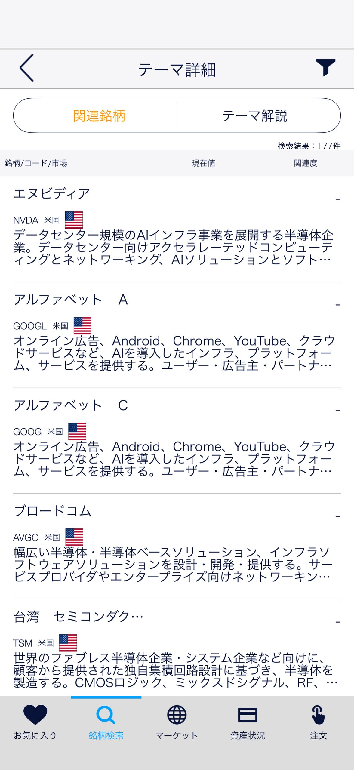 【スマホで簡単】半導体株の買い方・売り方｜DMM株で始める株投資【始め方】【おすすめ】 #株 #投資 #お金 #NISA #ニーサ半導体株を選択します